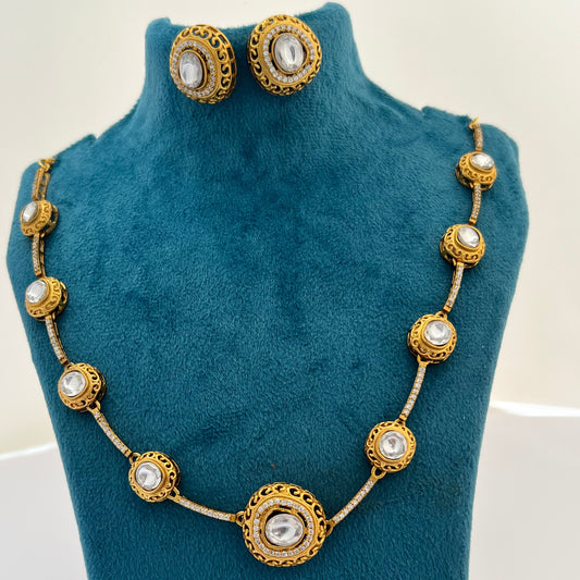 Polki necklace set