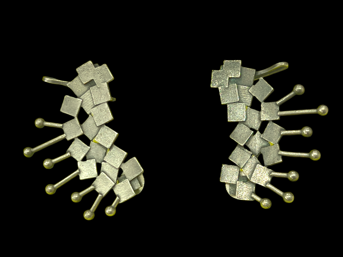 Antique Oxidised Bugadi Earrings