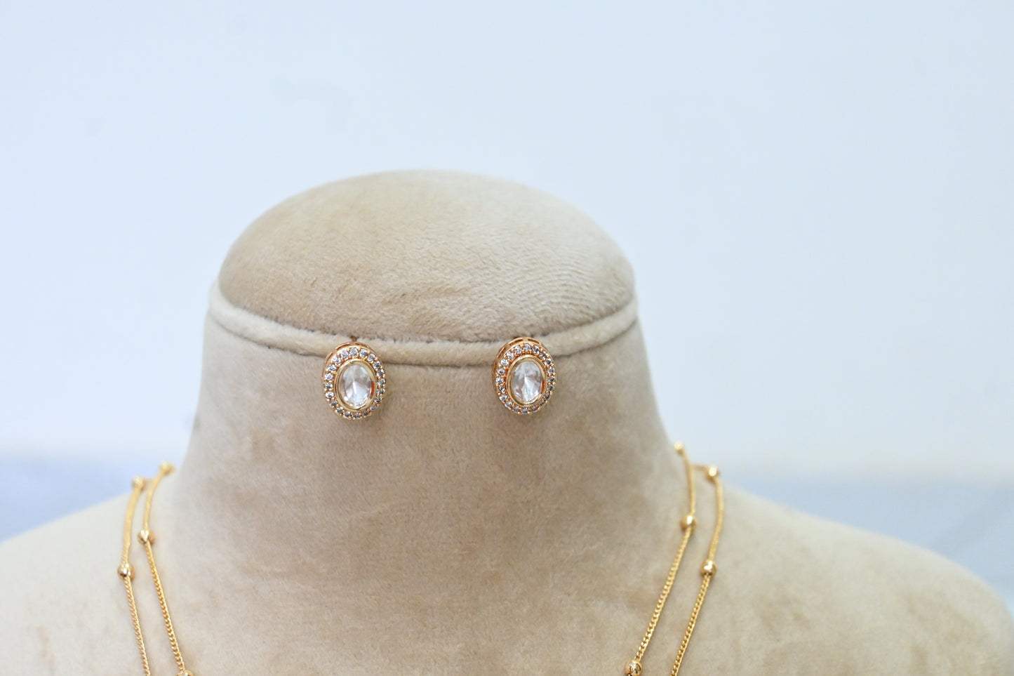 Cindrella Double-Layer Chain Pendant Set