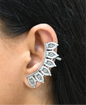 Oxidised Bugadi earrings