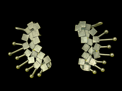 Antique Oxidised Bugadi Earrings