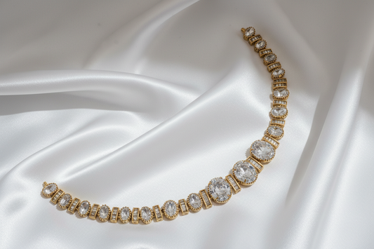 Victorian solitaire necklace