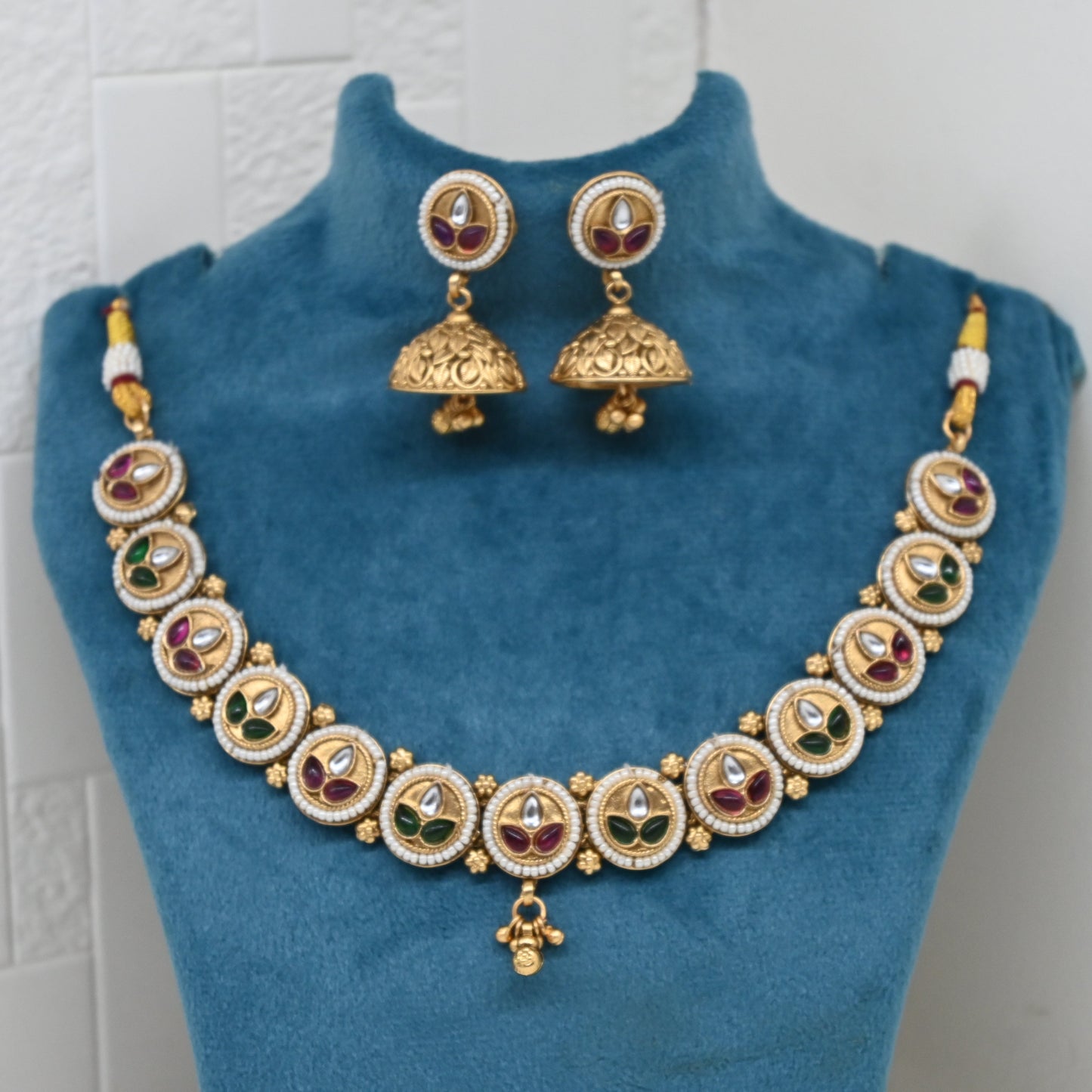 Panchi Kundan Necklace set