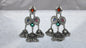 Afghani Oxidized Silver Jhumka Earrings