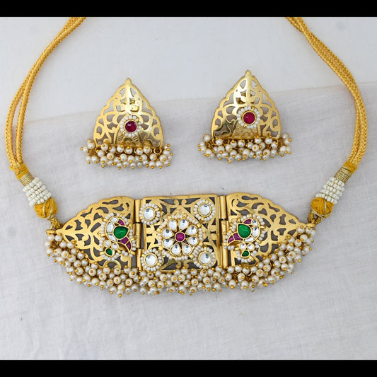 Panchi Kundan Choker set