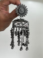 Boho Oxidised Dangler Earrings