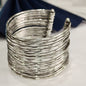 Oxidised Silver Cuff Bracelet