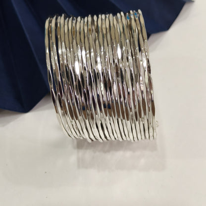 Oxidised Silver Cuff Bracelet