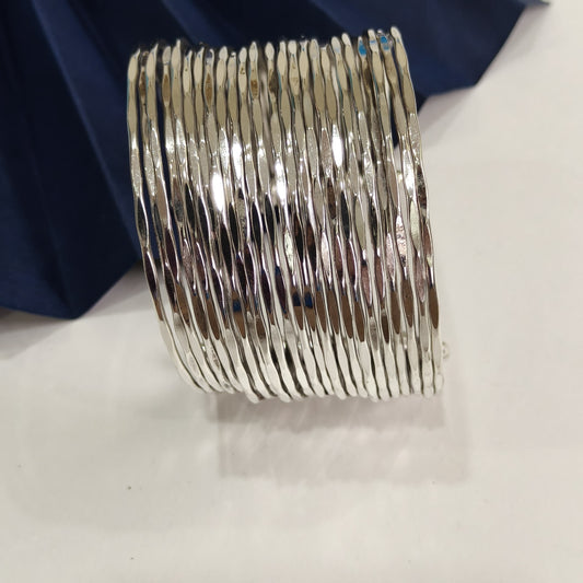 Oxidised Silver Cuff Bracelet