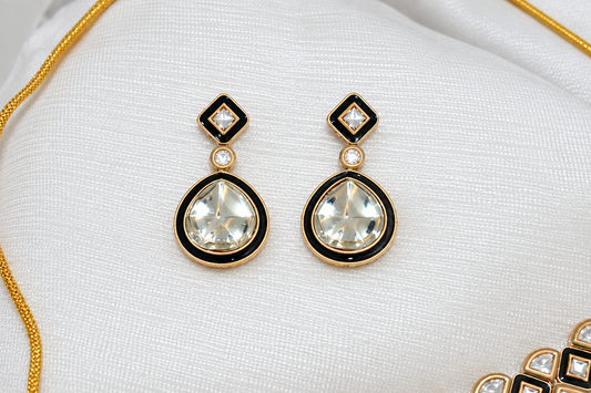 Mihika moissanite necklace set